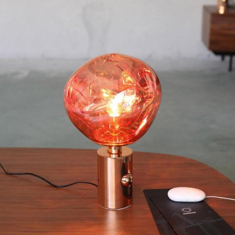 Melted Glass Lamp for Contemporary Interiors