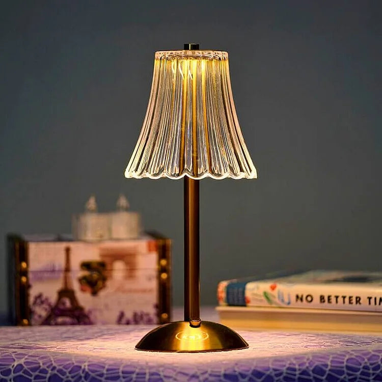 Wireless Crystal Table Lamp for a Luxurious Glow
