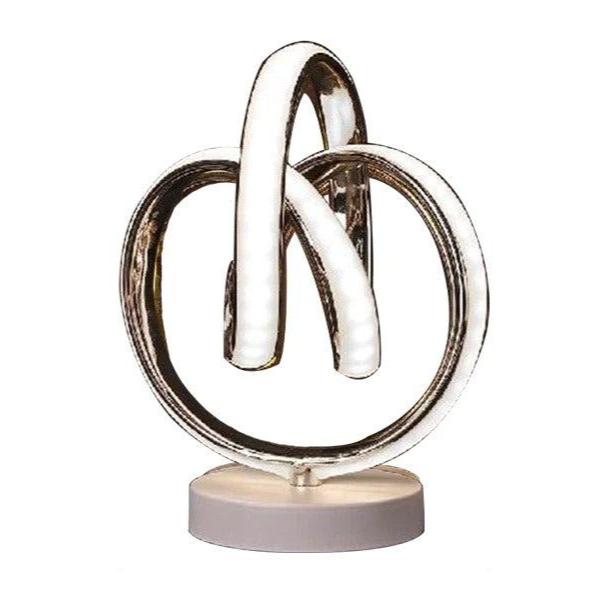 Curved LED Table Lamp for Modern Home Decor