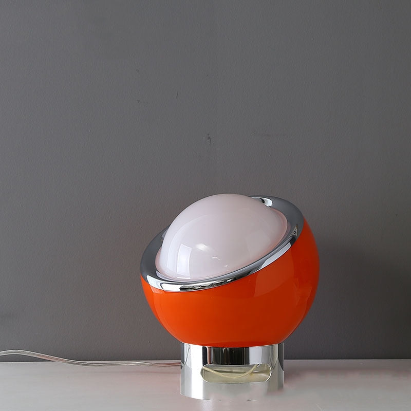 French Bauhaus Table Lamp with Opal Lighting