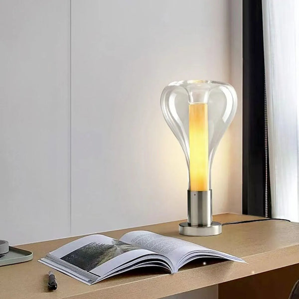 Art-Inspired LED Table Lamp for a Cozy Glow