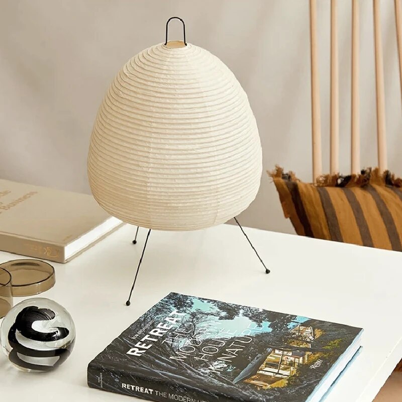 Japanese Lantern Table Lamp for a Serene Ambience