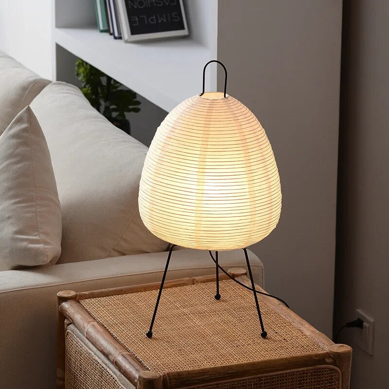 Japanese Lantern Table Lamp for a Serene Ambience