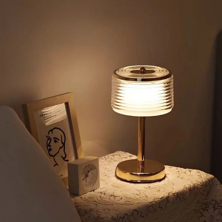 LED Ring Table Lamp for Modern Home Decor