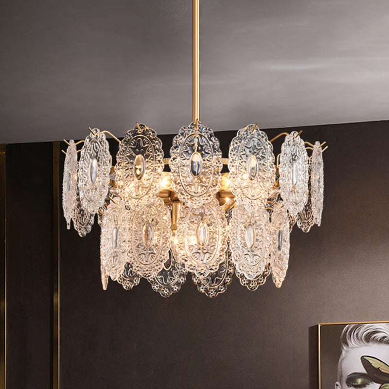 Crystal Chandelier with Sparkling Branch Design