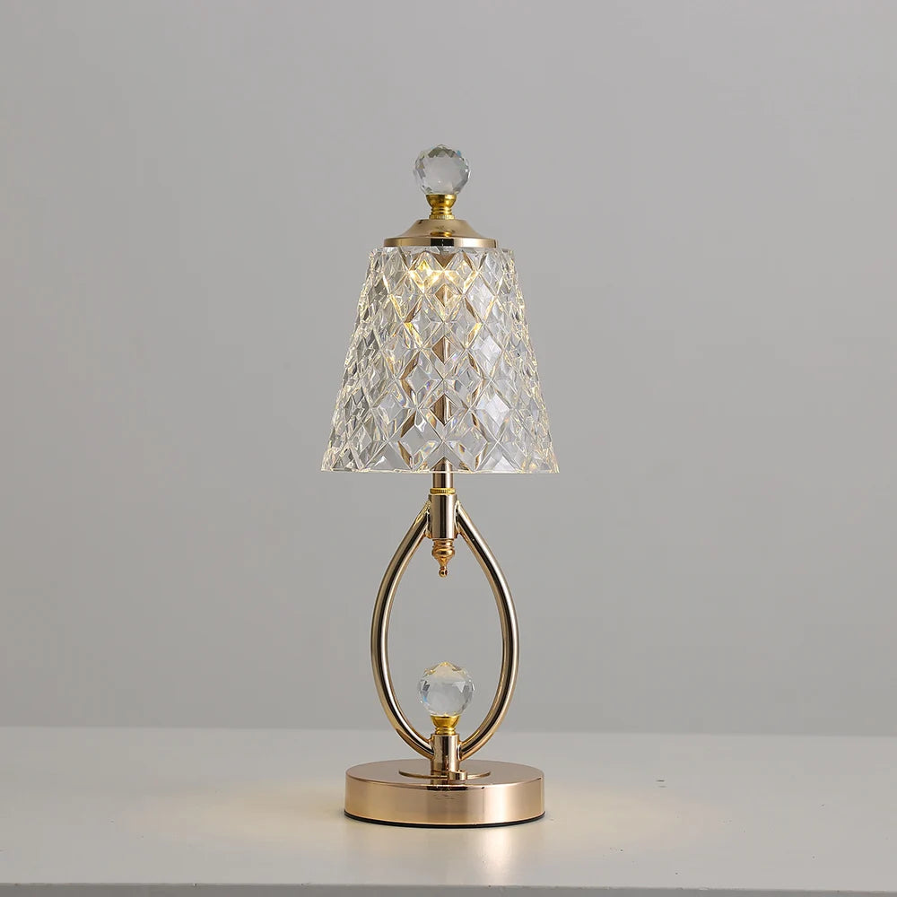 Crystal Table Lamp for a Glamorous Glow