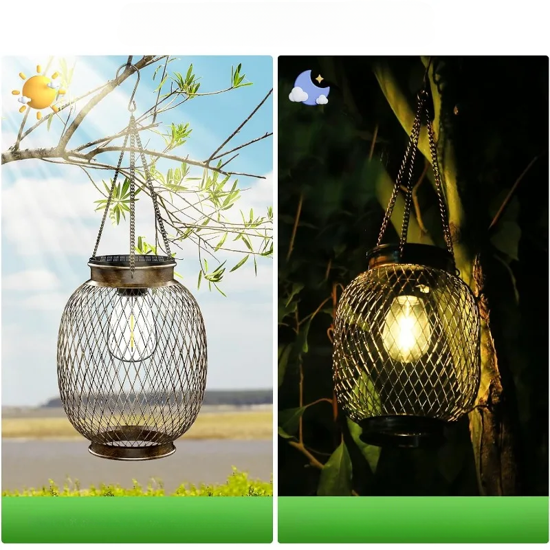 Solar Hanging Lanterns for Garden Decor