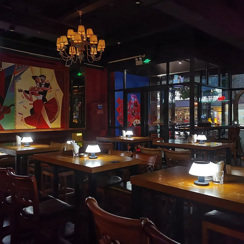 Solar-Powered Table Lamp for Eco-Friendly Ambience