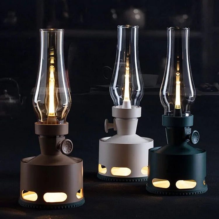 Vintage LED Table Lamp for Warm Retro Ambience