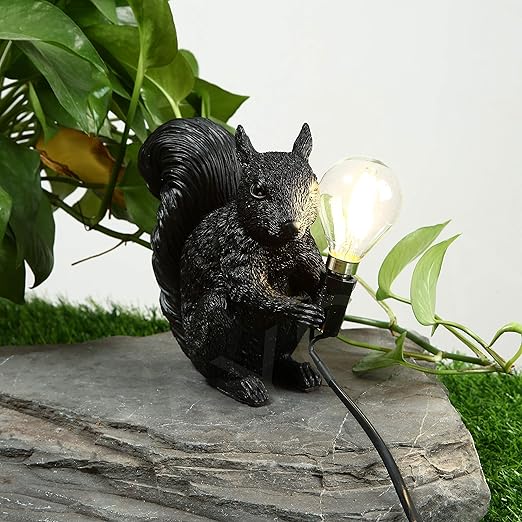 Squirrel-Shaped Table Lamp for a Playful Touch