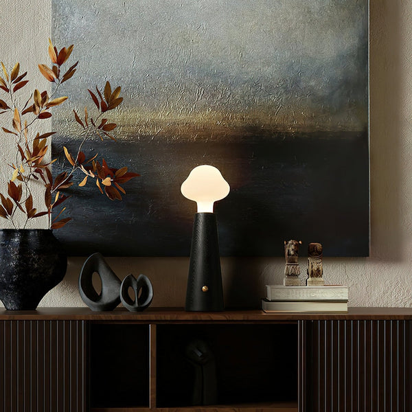 Wooden Table Lamp for a Natural Warm Glow