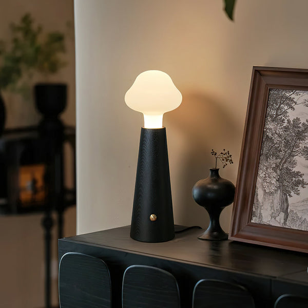Wooden Table Lamp for a Natural Warm Glow