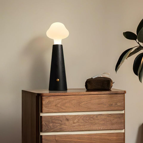Wooden Table Lamp for a Natural Warm Glow
