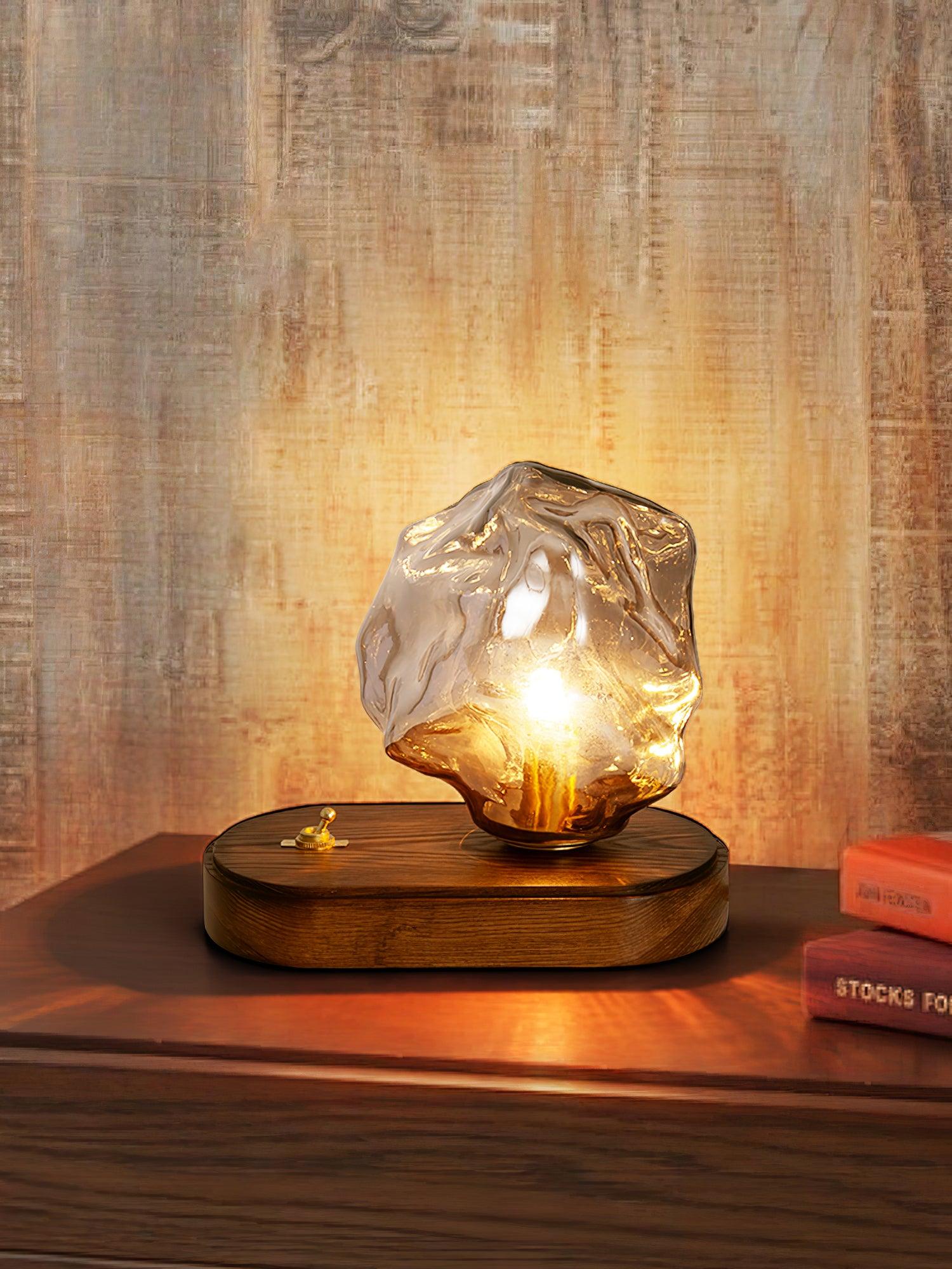 Frosted Glass Table Lamp for Cozy Interiors