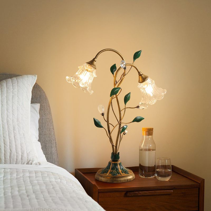 Romantic Floral Table Lamp with Soft Lighting