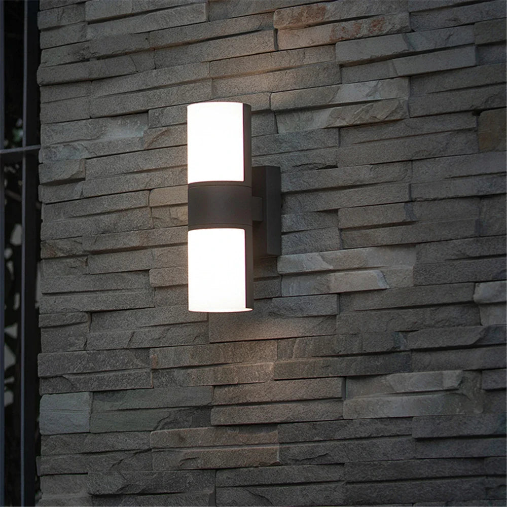 Weatherproof LED Wall Lamp for Exterior Spaces