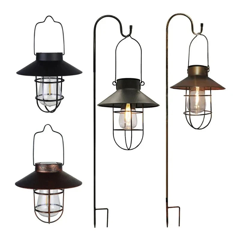 Vintage Solar Lantern for Outdoor Spaces