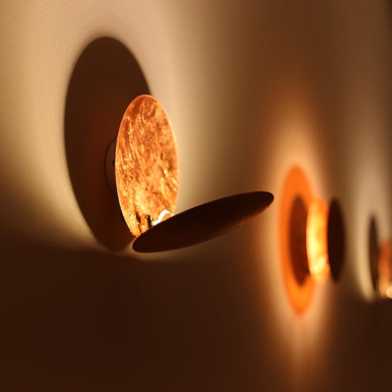 Eclipse-Inspired Wall Lamp for Cozy Modern Decor