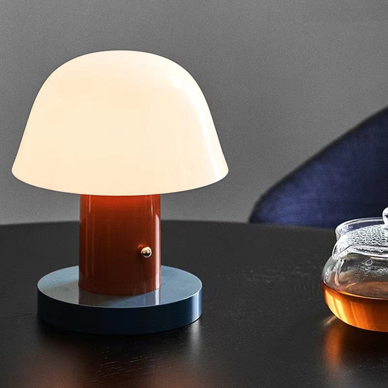 Mushroom Table Lamp with Warm Ambient Light