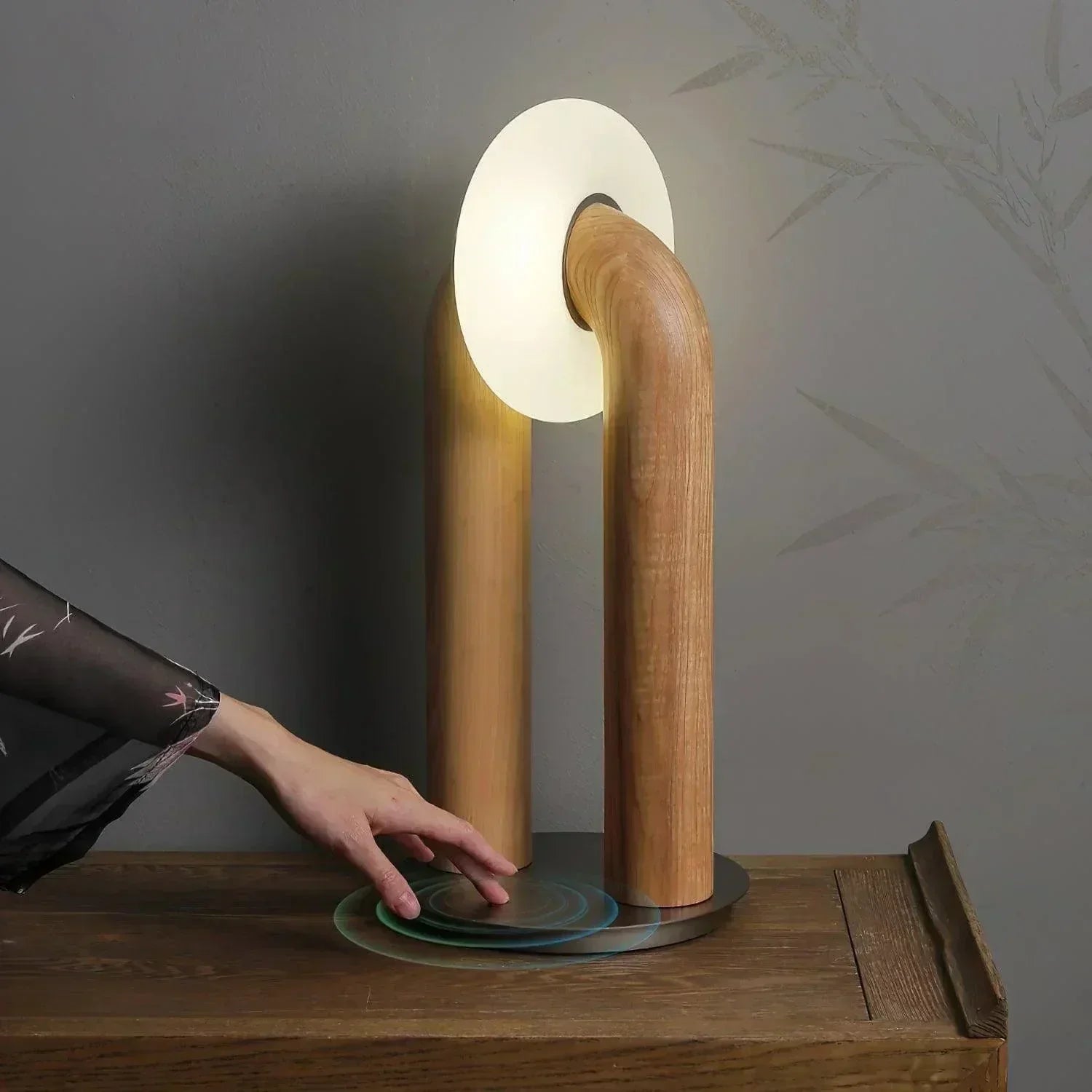 Rechargeable Arched Table Lamp for Modern Interiors