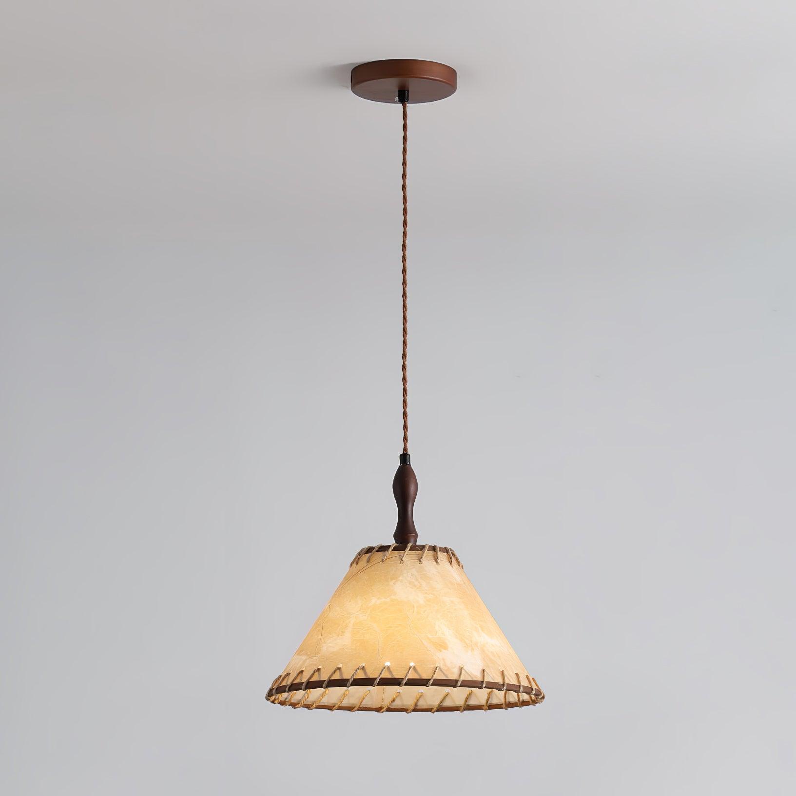 Wooden Pendant Lamp for a Warm Modern Ambience