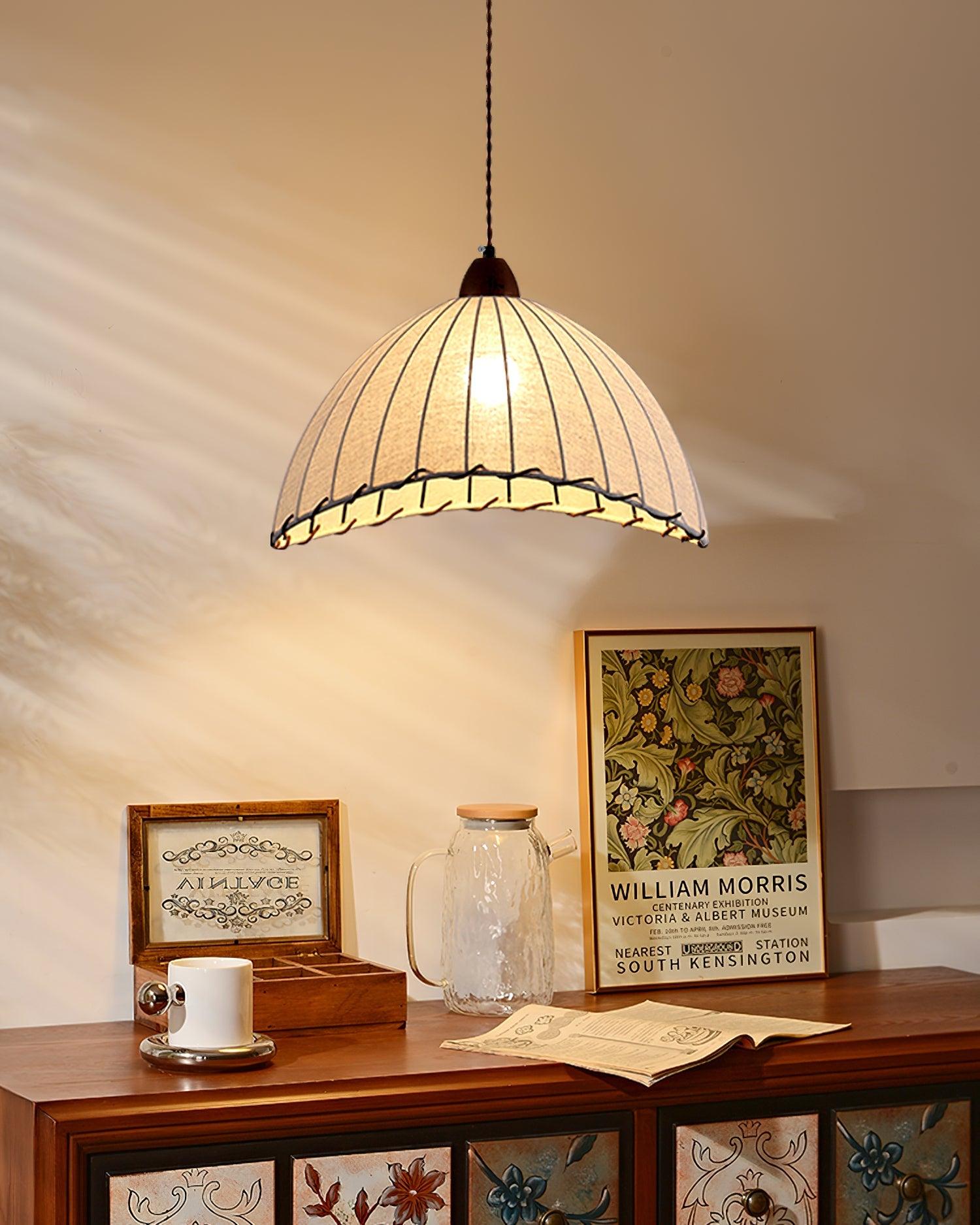 Wooden Pendant Lamp for a Warm Modern Ambience