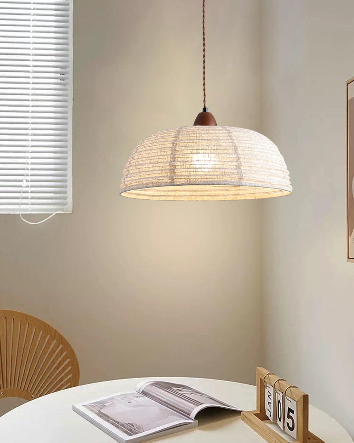 Wooden Pendant Lamp for a Warm Modern Ambience