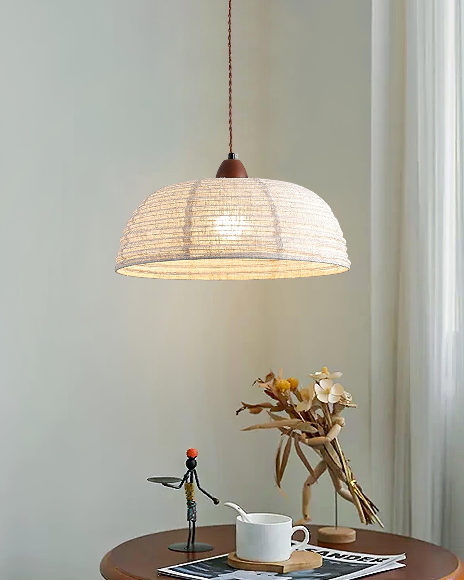 Wooden Pendant Lamp for a Warm Modern Ambience