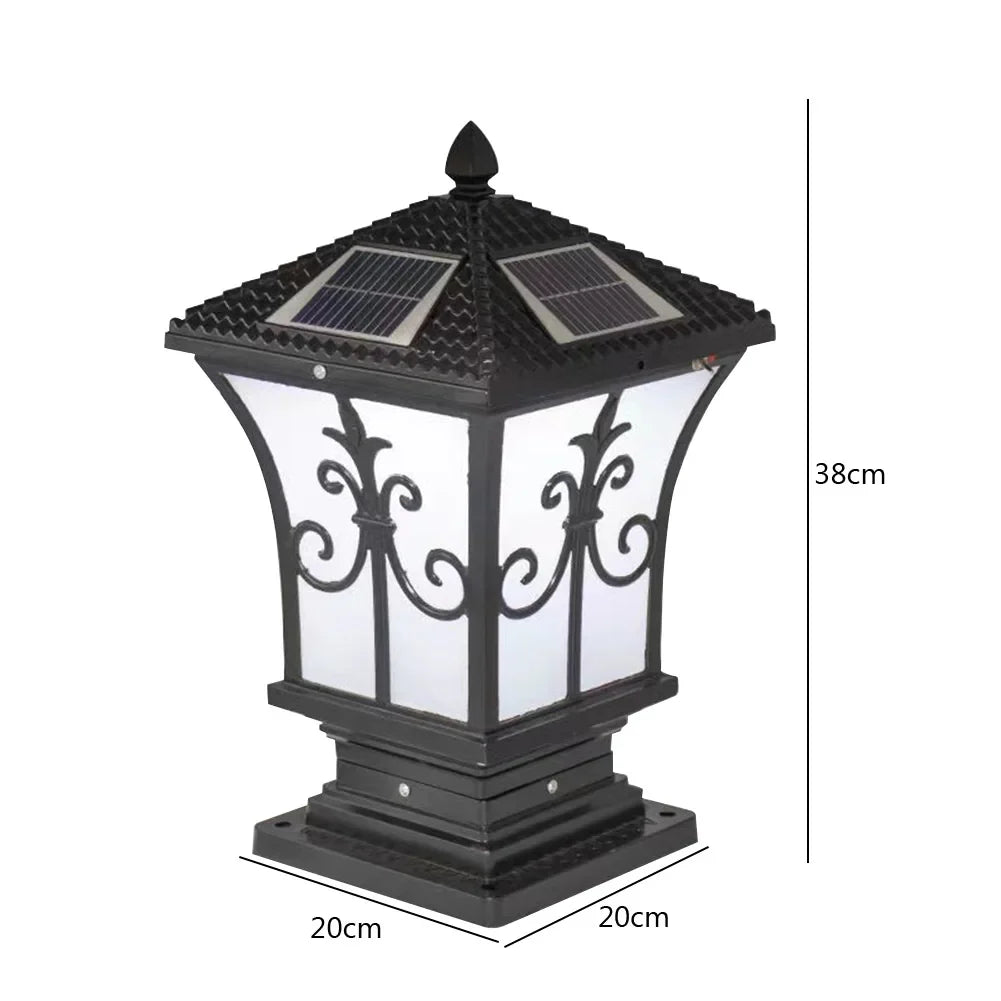 Retro Solar Lantern for Outdoor Charm