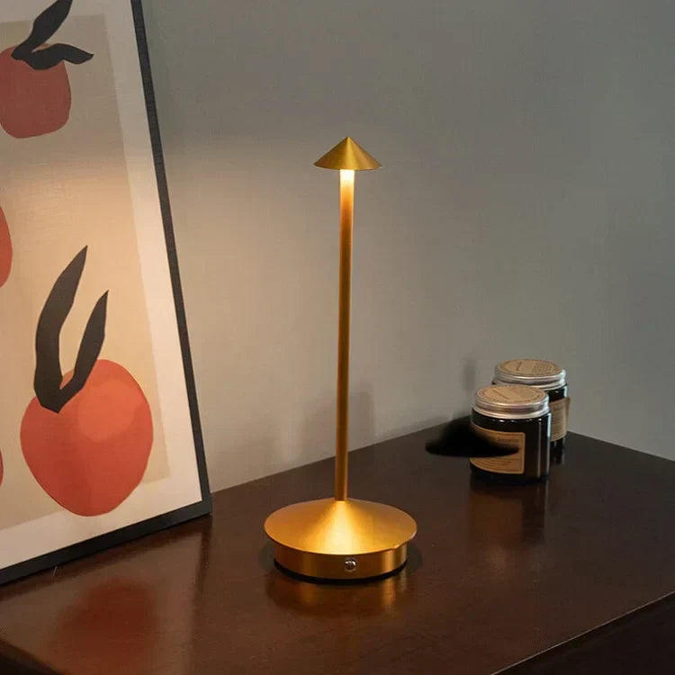 Portable Wireless Table Lamp with Adjustable Brightness