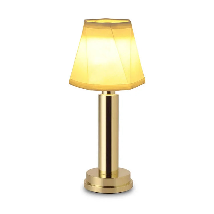 Metallic Wireless Table Lamp for Modern Homes