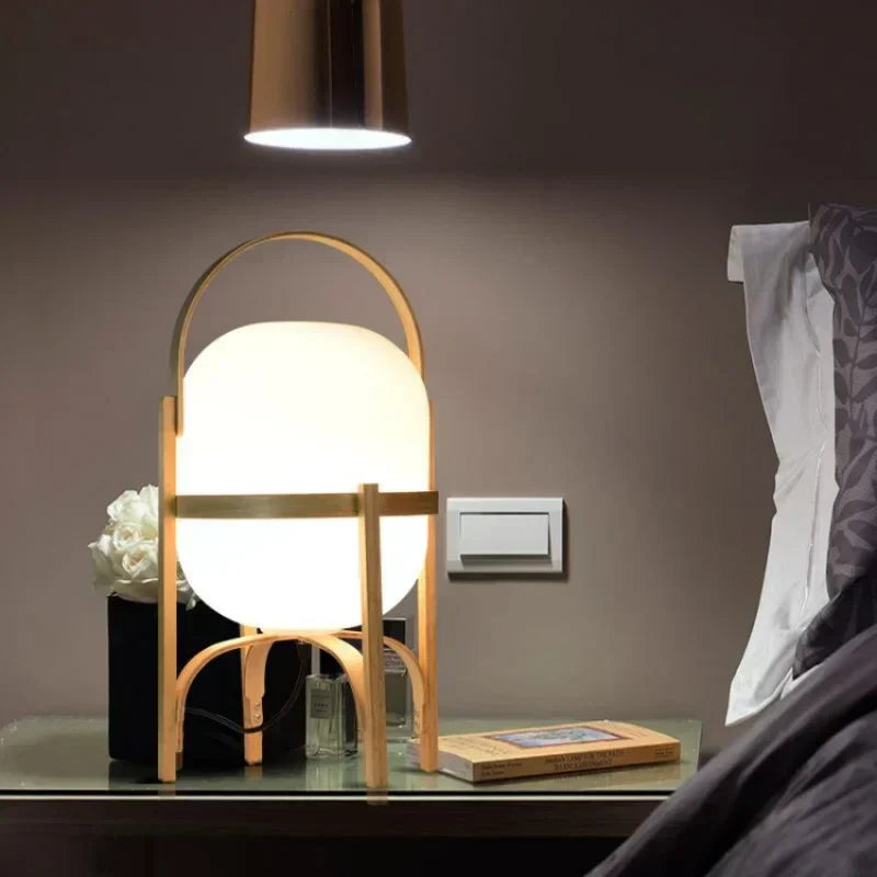 Woven Basket LED Lamp for Elegant Ambience