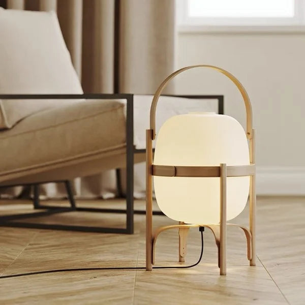 Woven Basket LED Lamp for Elegant Ambience