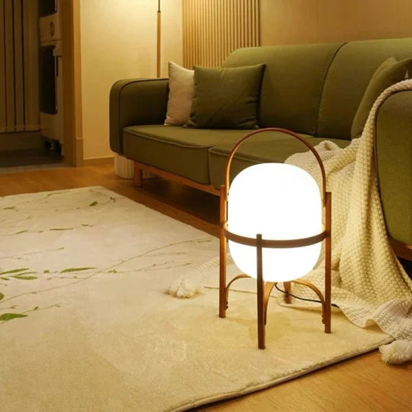 Woven Basket LED Lamp for Elegant Ambience