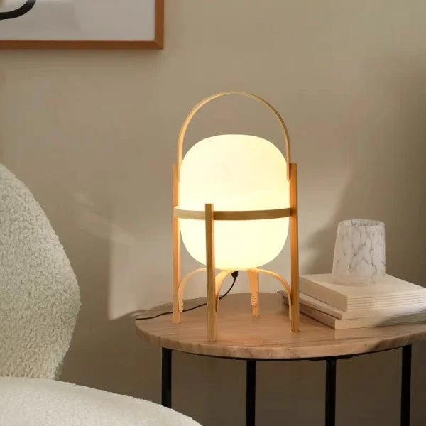 Woven Basket LED Lamp for Elegant Ambience