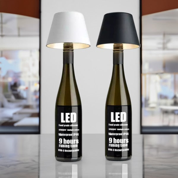 Rechargeable Wine Bottle Table Lamp for Stylish Decor