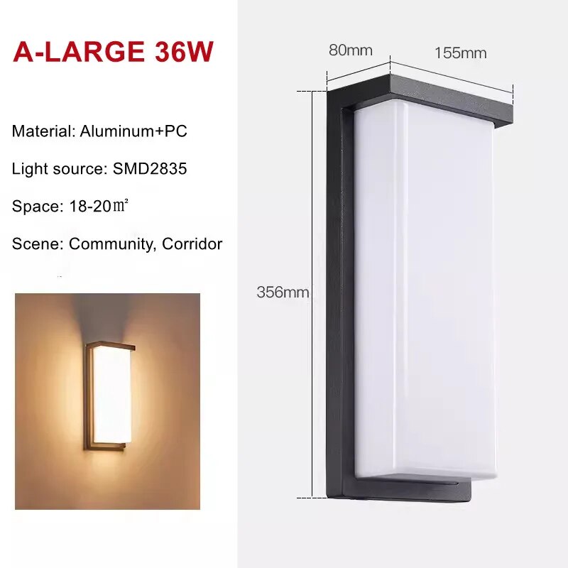 Modern LED Outdoor Wall Lights