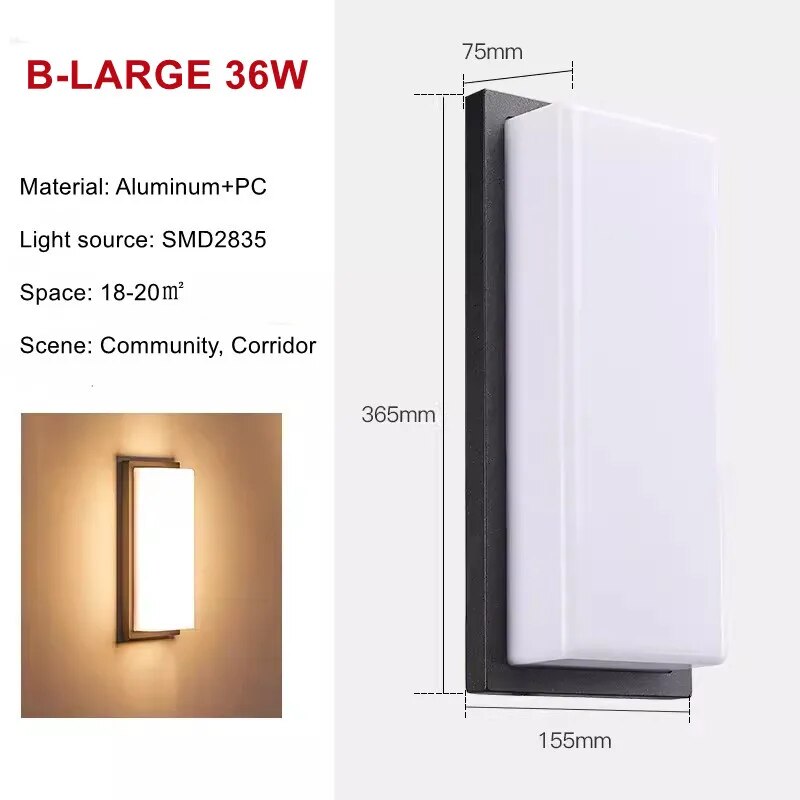 Modern LED Outdoor Wall Lights