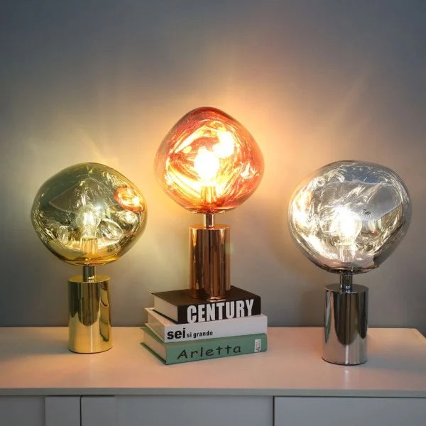 Melted Glass Lamp for Contemporary Interiors