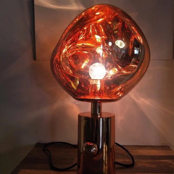 Melted Glass Lamp for Contemporary Interiors