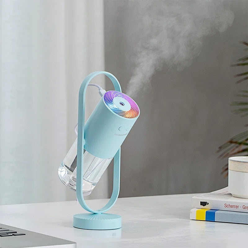 Rotating LED Night Light with Humidifier Function