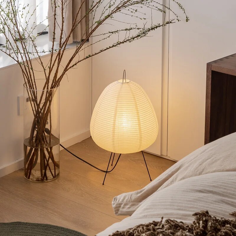 Japanese Lantern Table Lamp for a Serene Ambience