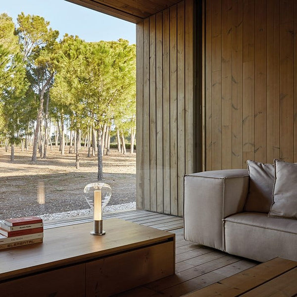 Art-Inspired LED Table Lamp for a Cozy Glow